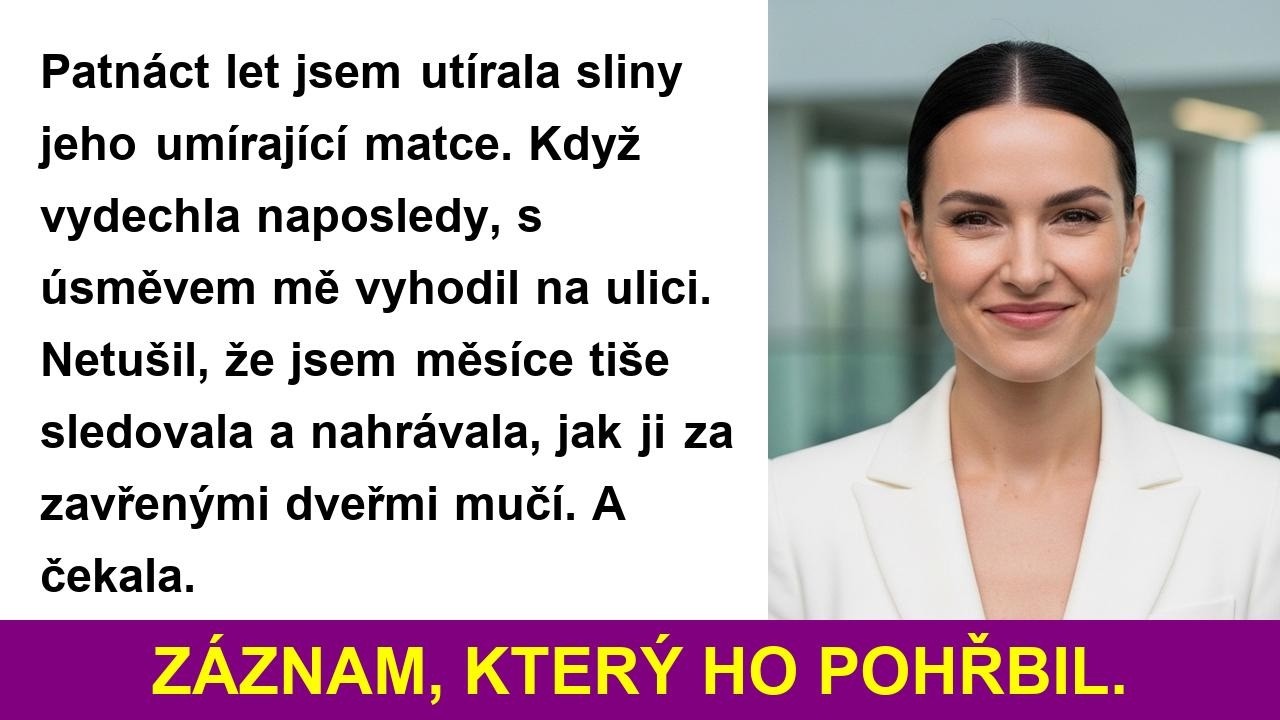 S úsměvem mě vyhodil z domu své mrtvé matky Pak uviděl co celou dobu snímala skrytá kamera