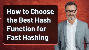 How to Choose the Best Hash Function for Fast Hashing