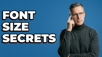 How Does Varying Font Size Create Visual Hierarchy?