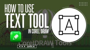 How we can alien text in corel draw