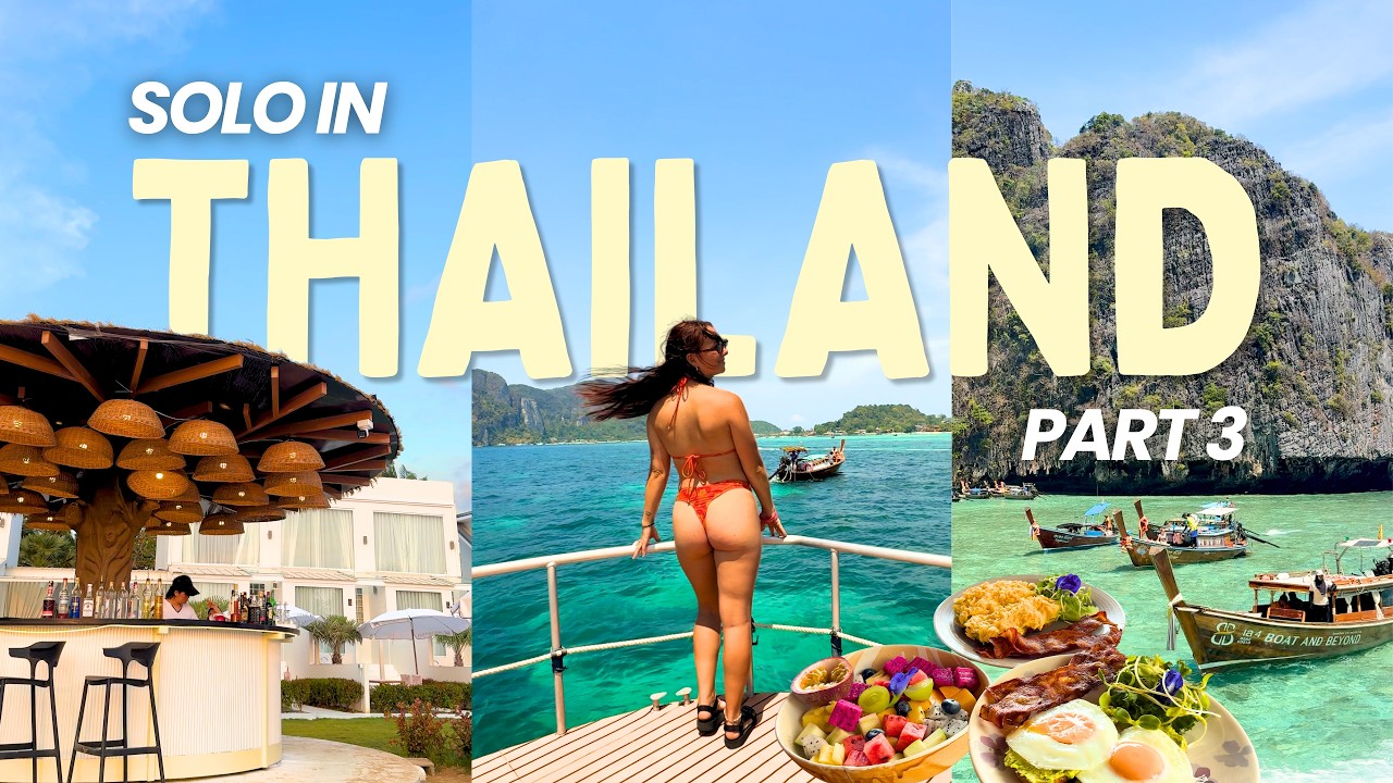 TRAVEL VLOG : J'EXPLORE LES ÎLES DE LA THAÏLANDE 🇹🇭🌴🌸