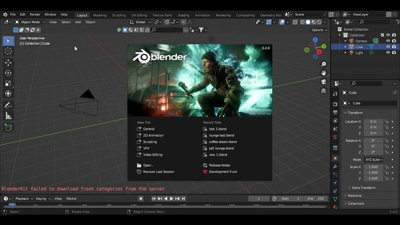 HOW TO DO THE BASICS IN BLENDER 3.4[ BEGINER TUTORIAL ] PART 1 YouTube