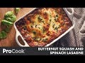 How to make butternut squash and spinach lasagne | Vegetarian recipes