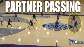 Partner Passing - Basketball Drill