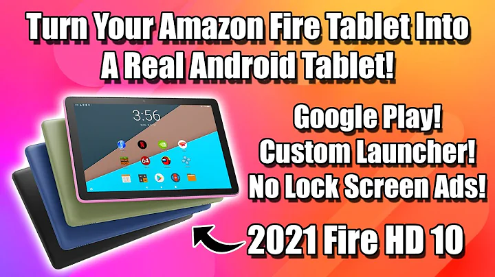 Easily Turn Your Fire Tablet Into A Real Android Tablet! HD10 HD7 HD8