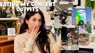 RATING MY KPOP & NONKPOP CONCERT OUTFITS  ⭐