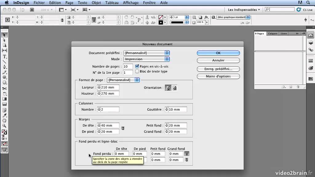 Insertar imagen en indesign