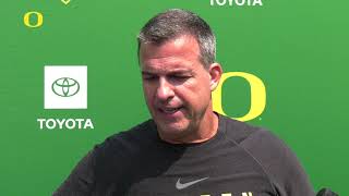 Mario Cristobal: We're not done yet so we have to finish it
