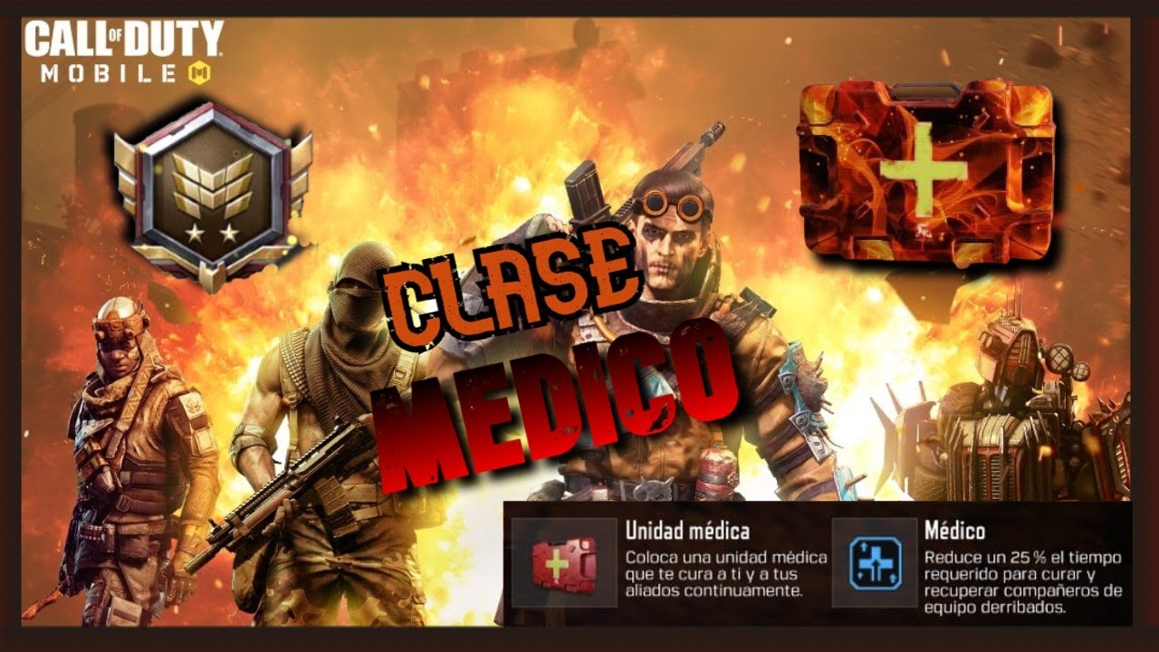 Medic Codm 🙀CLASE MÉDICO💖| CALL OF DUTY Mobile | BATTLE ROYALE | Gameplay Español🙀 ...