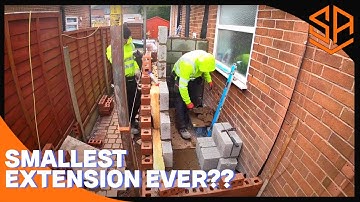 SMALLEST EXTENSION ON YOUTUBE ..EXTENSION PART 3..#BRICKLAYING