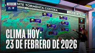 Pronostico del clima hoy Estados Unidos lunes 23 de febrero 2026 Alerta de ventisca historica