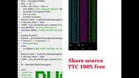 Share Source Code TOOL TTC Chưa Mã Hóa