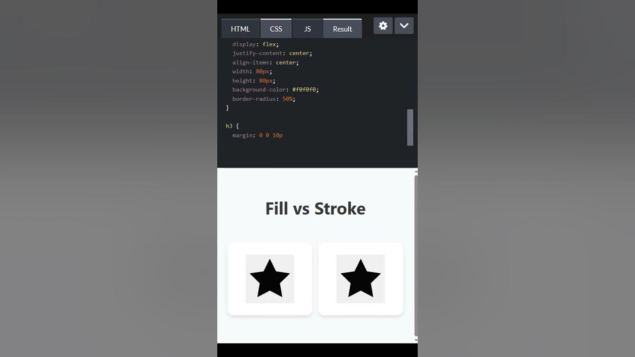 Fill vs Stroke в CSS #фронтенд #frontend #html #css #верстка #html5 # ...