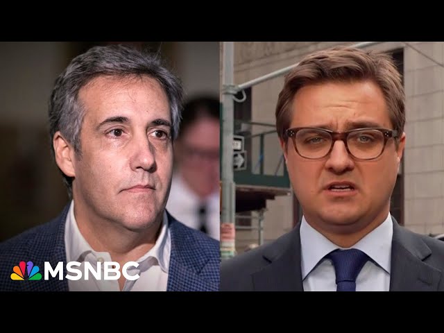 'Mob movie feel': Chris Hayes was inside the courtroom during Cohen's testimony class=