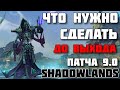 🔶(это важно!) Что сделать до Shadowlands? 🔶WoW patch 9.0 🔶