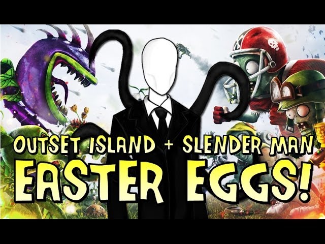 Slender Man Easter Egg Plants Vs Zombies