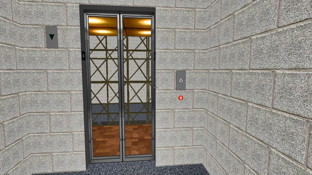 Skyscraper , Underground - Glass doors