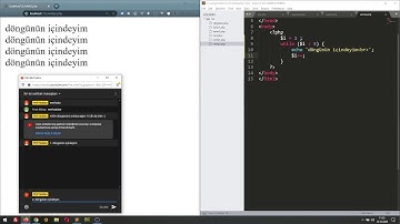 PHP Döngüler - While Döngüsü