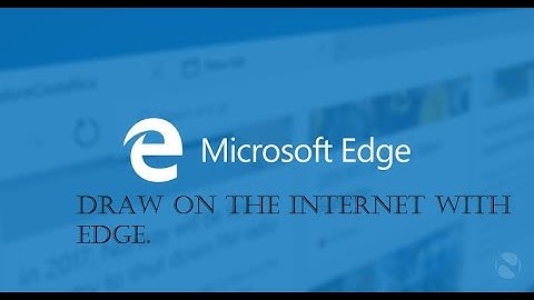 Drawing On The Internet? EDGE Browser