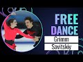 GRIMM / SAVITSKIY (GER) | Ice Dance Free Dance | GP Final 2023 | #JGPFigure