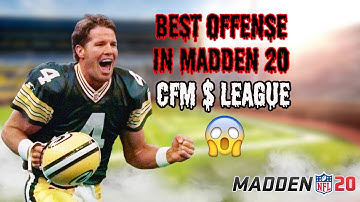 THIS OFFENSE IS A GLITCH🔥🔥BEAT ALL COVERAGES IN MADDEN NFL 20-CFM GAMEPLAY EP1