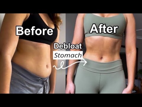 De-Bloating Stomach Stretch Routine | Helps digestion, IBS & constipation