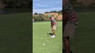 Who would've thought this missed putt would be the funniest joke my wife ever saw... #golf