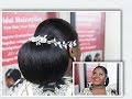 HOW TO CREATE AN ELEGANT LOW BUN HAIRSTYLE- BRIDAL HAIR TUTORIAL