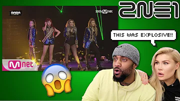 2NE1- Fire + I AM THE BEST- KPOP Concert MAMA 2015 (REACTION!!)