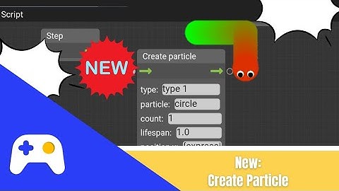 New Update:Create Particle|Max2D Engine#max2d#gamedev#newupdate