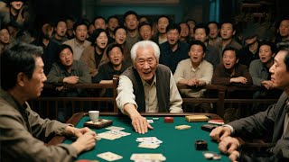 【賭神電影】被看不上的白髮老頭竟是賭神,全場都不是他的對手!