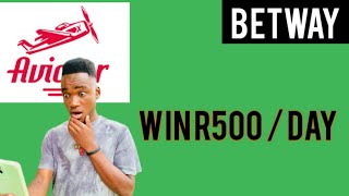 How to play aviator on betway in South Africa 2023 (win R500 everyday )😱🇿🇦