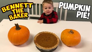 Bennett the Baker - How to make Pumpkin Pie!