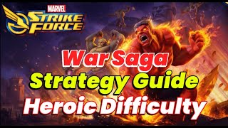 War Saga: Heroic Difficulty Full Guide & Gameplay), Red Hulk Awakened | MARVEL Strike Force - F2P