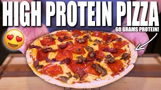 HIGH PROTEIN LOW CAL PROTEIN PIZZA | The Only Healthy Pizza Recipe You Need!