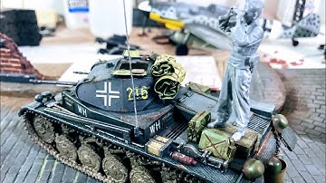 I Finished Painting The Tamiya Panzer II and I love it! Great kit by Tamiya Japan!