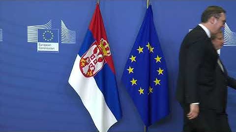 President Jean-Claude JUNCKER receives the President of Serbia, Aleksandar VUČIĆ