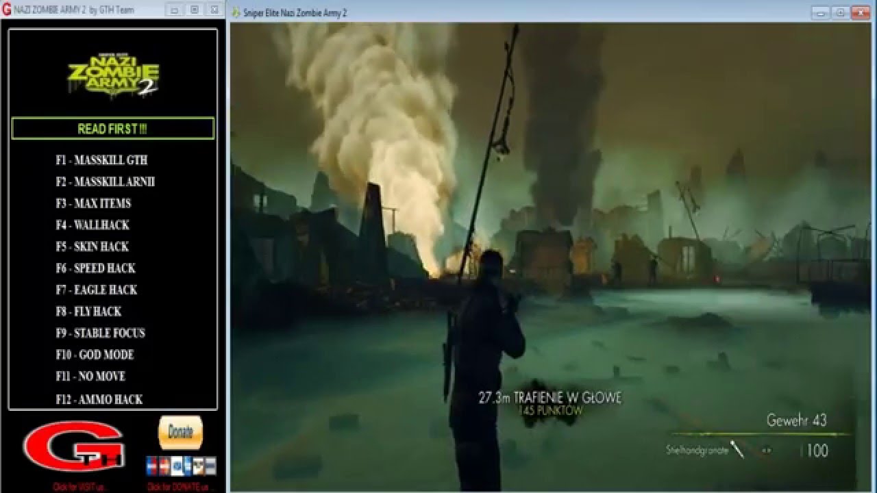 читы zombie army trilogy