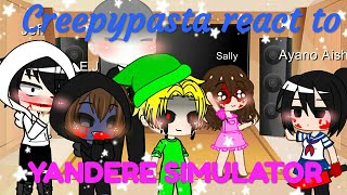 Creepypasta react to Yandere simulator Rap battle [Part 1]