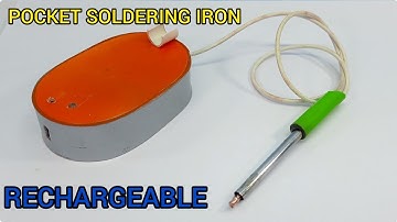 How To Make A Rechargeable Soldering Iron