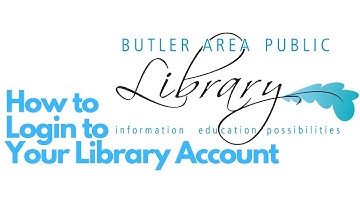 How to Log In to Your Library Account