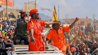 LIVE! HE BOBI WINE HEADING TO MASAKA ESANYU KUKUBO WAYITA #bobiwine