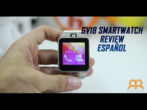 GV18 Reloj Inteligente o Smartwatch NFC Review Español 