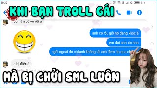 Tán Gái | Đi Troll Gái Dạo Nhưng Bị Chửi Cho Phải Đưa Con Đi Trốn | TAD HAY