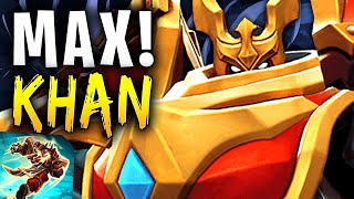 MAX STUN KHAN IS FANTASTIC ACTUALLY! - Paladins Gameplay Build