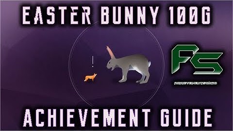 The First Tree - Easter Bunny - Achievement Guide