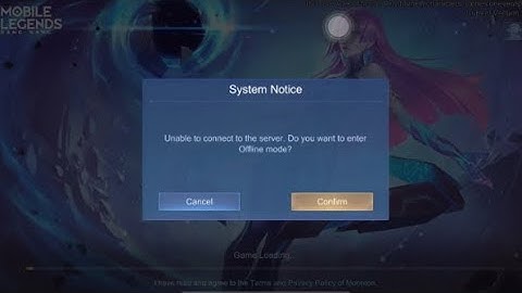 HOW TO FIX UNABLE TO CONNECT TO THE SERVER | MOBILE LEGEND | IOS AND ANDROID