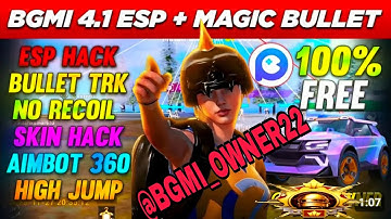 BGMI HACK 4.1 | BGMI 4.1 MOD APK | BGMI ESP HACK | BGMI NEW HACK TODAY | HOW TO HACK BGMI HACK