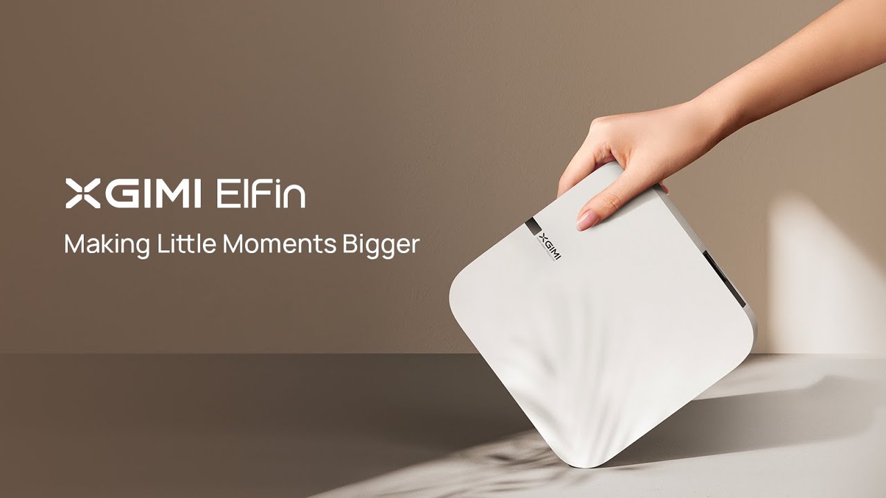 XGIMI Elfin : nous avons testé le projecteur portable 1080P, 800 ANSI  Lumens, Android TV 10.0 - NeozOne
