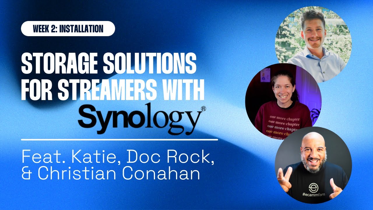 Storage Solutions for Streamers with Synology & Ecamm - Installation